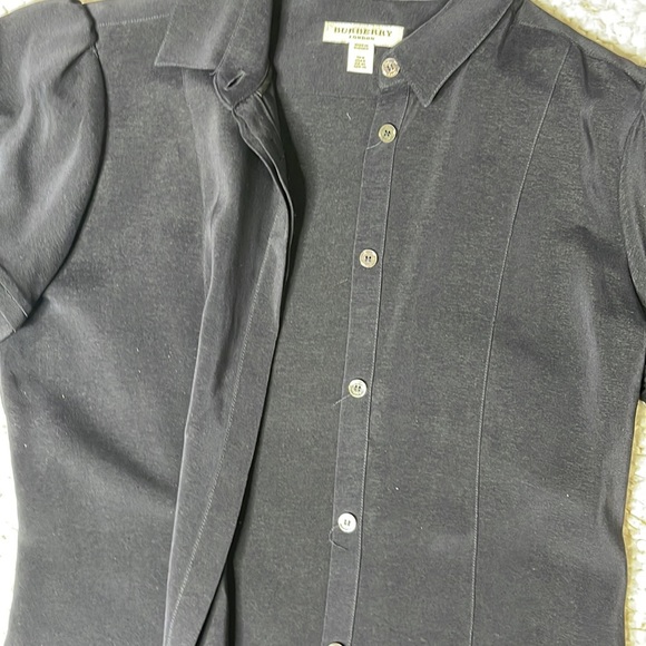 Burberry Silk Button Down Top - Picture 3 of 7